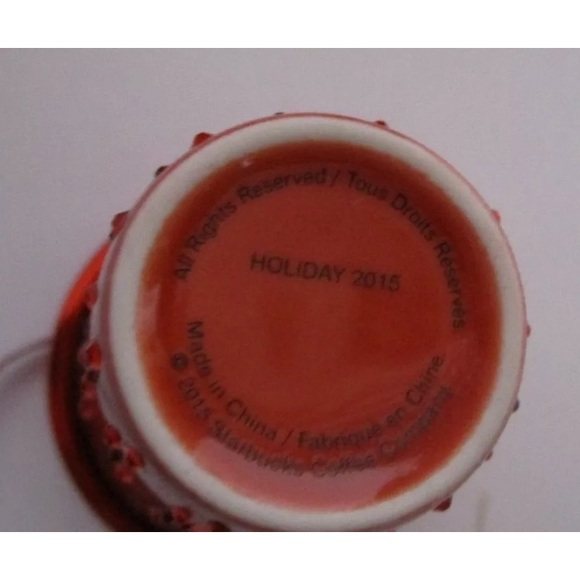 Starbucks 2015 Swarovski Christmas Ornament - Picture 4 of 4